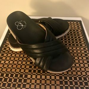 Oasis Society Black Stylish Sliders